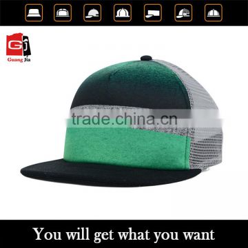 China manufacturer high quality 5 panel short brim mesh cap wholesale