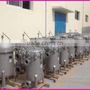 Stainless steel multi bag waste water treatment filter