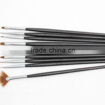 Wholesale 10pcs Nail Art Brush Set Nail Art Gel and 3D Paint Brush Set