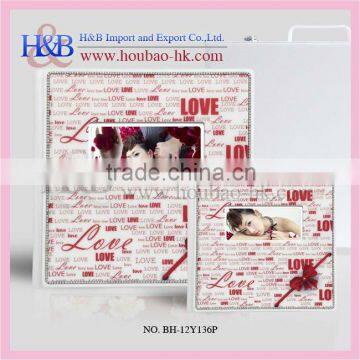 Wholesales red customized wedding albums/wedding album design service