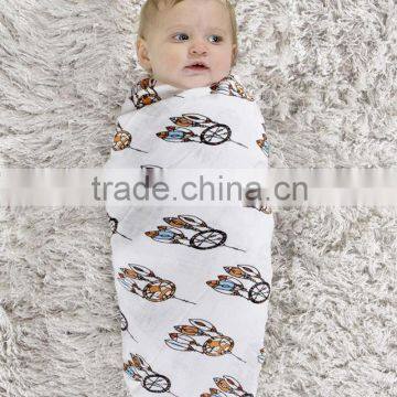 70% bamboo and 30% cotton muslin swaddle blankets, car seat cover, baby nursing cover