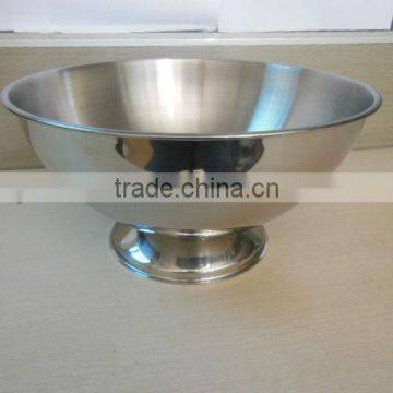 stainless steel bowel shape ice bucket