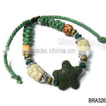 Fashion lava rock beads bracelets