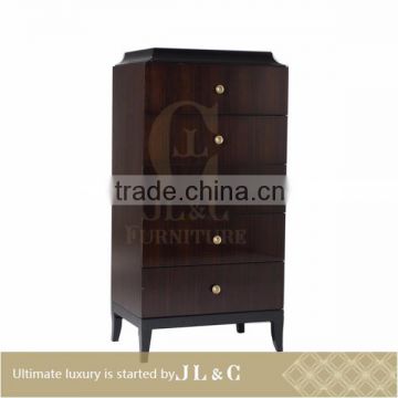 JB16-15 Chest of Drawers with Solid Wooden Corner Cabinet Design Custom Cabinets Bedroom from JL&C Luxury Home Furniture