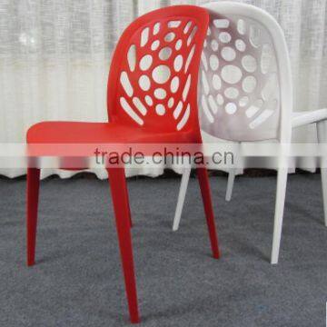 Cheap hollow plastic minimalist modern fashion office Creative Leisure Reception chairs