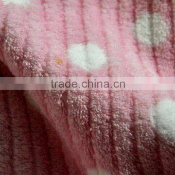 drop needle coral fleece