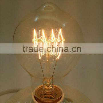 A19 Quad Loop Tungsten Shape E27/b22 Edison Filament Bulbs 40w/60w photo-4