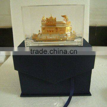 ali express Golden temple.crystal souvenir.indian crystal model