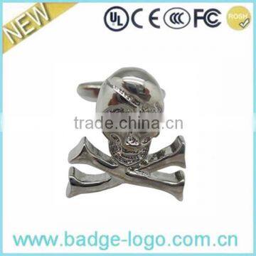 Skull Cross Zinc Alloy Men's Metal Cuff Link