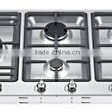 2014 Stainless Steel Panel 5 Burner Gas hob Zhongshan Factory OEM Service(Model no: Z1001-AB2D2)