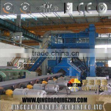 Steel Plate Shot Blasting Machine For Cleaning And Painting Line