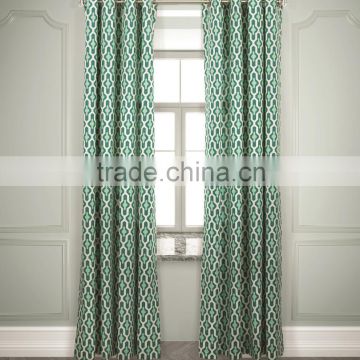 100% cotton printed curtains