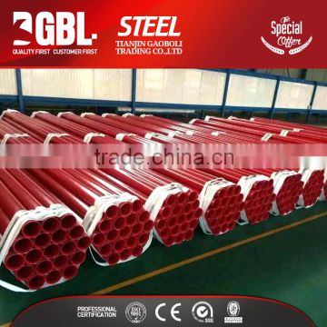 Alibaba China Manufacturer Round Section Shape hollow fire protection steel pipe