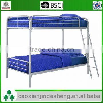 Shandong Bedroom Furniture metal twin over twin bunk bed - Gray TT-39