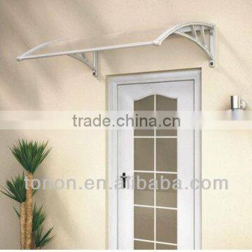 DIY outdoor canopy /sunshade material/ BRACKETS/ PC-H and PC-U connectors/pc hollow sheets