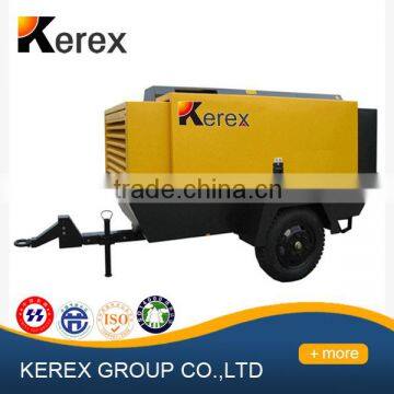 Diesel portable screw air compressor HG330L-8 high pressure