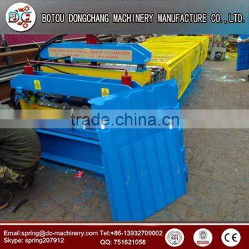 Glazed tile, ridge cap, metal roofing roll forming machine