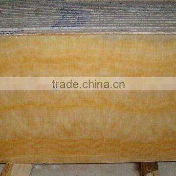 Best Quality High Polished Light Honey Onyx Marble Tiles photo-4