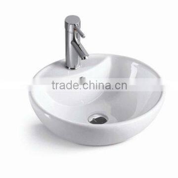 Ceramic Rounded Surface-mounted Washbasin