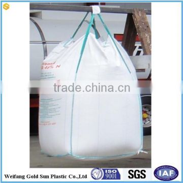 Wholesale high quality bulk bag PP big bag/FIBC bag/ super sack 1 ton/ top open, bottom discharg 100% new virgin resin china