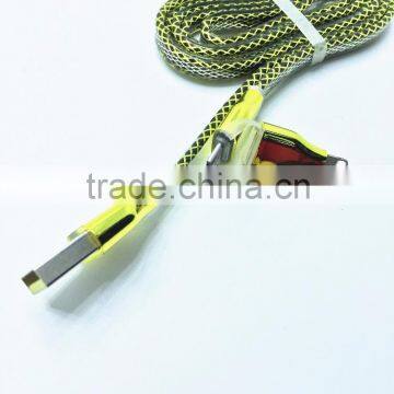 The high-speed transmission 2in1 usb data cable for iphone&Android