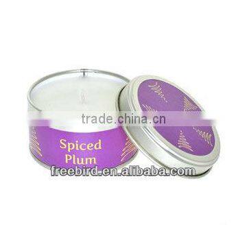 Scented Massage Oil Tin Candle