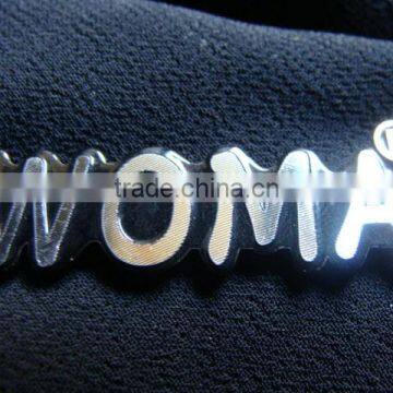 High quality custom fashion decorative metal nameplates