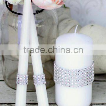 DIY Rhinestone Diamond Mesh Chair Sash Bands