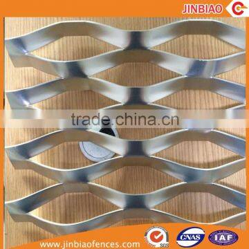 champagne/silver color anodizing panel aluminum expanded metal mesh for decoration