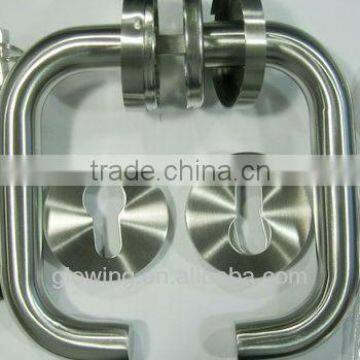 HL001 Stainless steel tube lever type industrial door handle