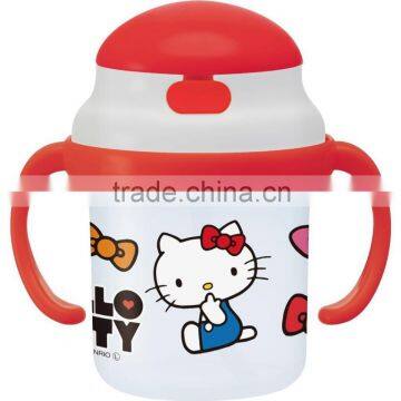 Infant Plastic Cute Straw Cup Training Cup