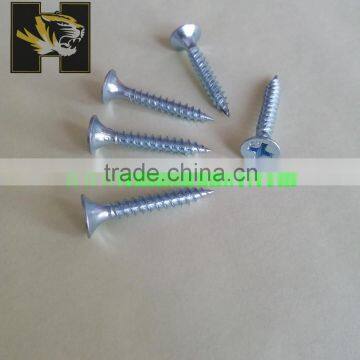 white zinc bugle head fine thread drywall screw fix ceiling