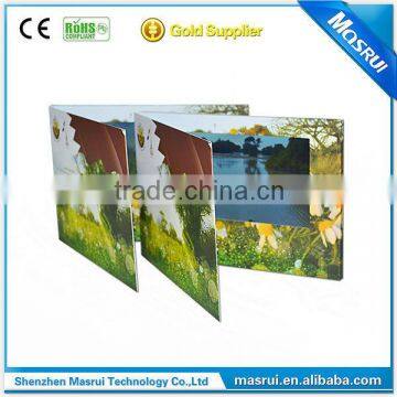 TFT Lcd Screen Video Greeting Card / Lcd Video Brochure Card/merry Christmas Lcd Video Brochure With 7.0 Inch Lcd Screen photo-5