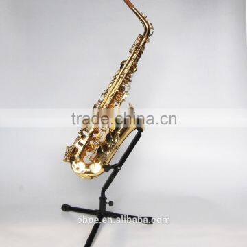 High class hot sale Eb gold lacquer alto saxophone