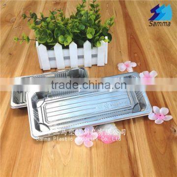 SM1-1102H Silvery Color Rectangle Food Tray for Sushi