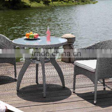 New Resin Wicker Chair and End Table / Outdoor Garden Bistro Set