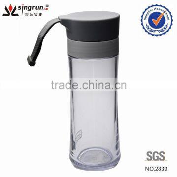 Wholesale food grade PC water bottle with tea influser high temperature resistance