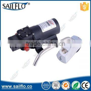 Sailflo 12V galley double diaphragm pump with Faucet for water/Boat/Caravan/Motorhome/RV space saving