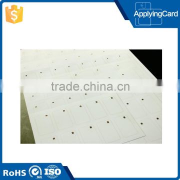 Factory price Custom Size Plastic Sheet Ntag203 RFID Inlay With IC Chip