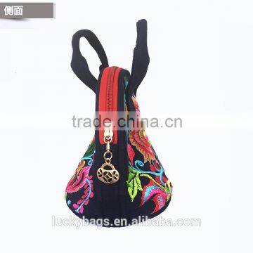 Luckybags New Design Embroidery Handbag Women Handbags Flower Hand Embroidery Flower Designs photo-3
