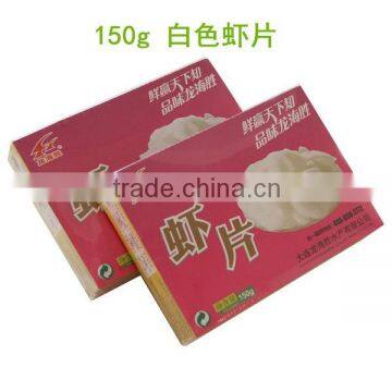 Chinese manufacturer safe snack food low fat food prawn crackers