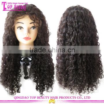 Tangle free 24inch 150% density wholesale price lace front wig brazilian human hair cheap lace front wig with baby hair