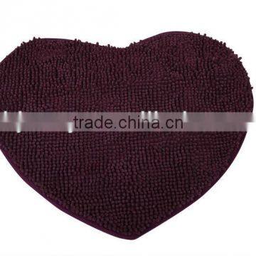 heart-shaped mat