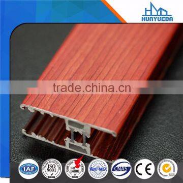 Wood Grain Surface Treatment for Thermal Break Shape Aluminum Profiles