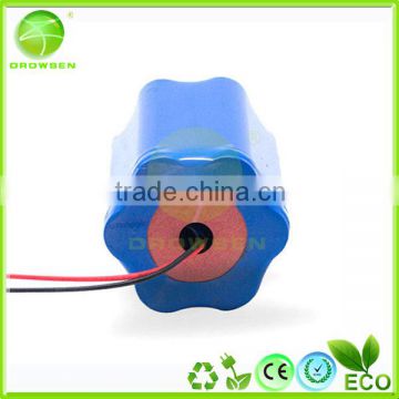 2S3P INR18650 3C Discharge 7.4V 6000mah Rechargeable Li-ion Battery