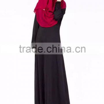 Design Lace Long Dress Kaftan Baju Kurung Modern