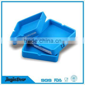 Square Shape Portable Silicone Ashtray