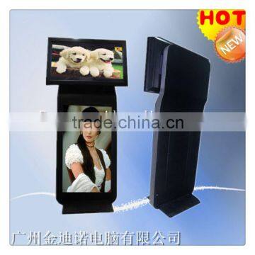 42" inch metal shell double screen LCD Ad displayer
