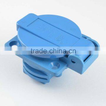 16a 250v European waterproof socket with transparent cover