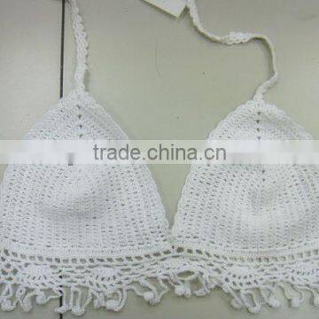 Handmade sexy crochet bikini and swimwear